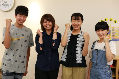 学力アップして喜ぶ生徒さん